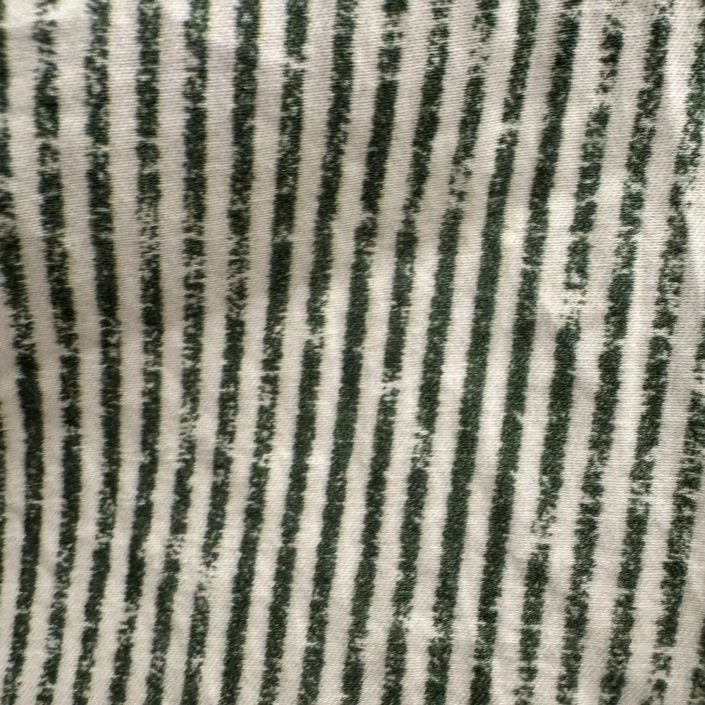 Michael Stars Roxanne Striped Button Down Top Olive Green White Women’s XS - Picture 4 of 8